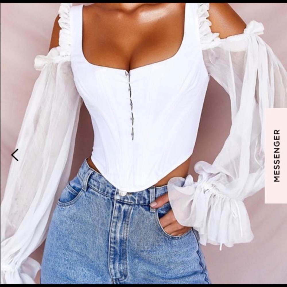 House of CB Claudette top. New in original box